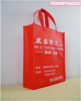 环雅包装竖式环保袋“威姿阳光”——环保新生，从此与众不同
